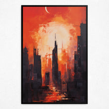 Load image into Gallery viewer, Crimson Monolith (Framed Poster)