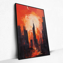 Load image into Gallery viewer, Crimson Monolith (Framed Poster)
