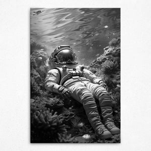 Crimson Cosmos Depths (Canvas)