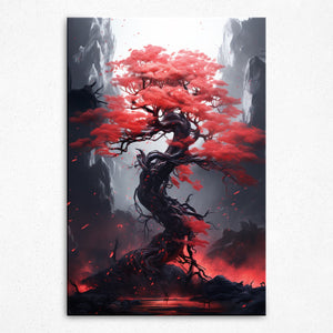 Crimson Whisper (Canvas)