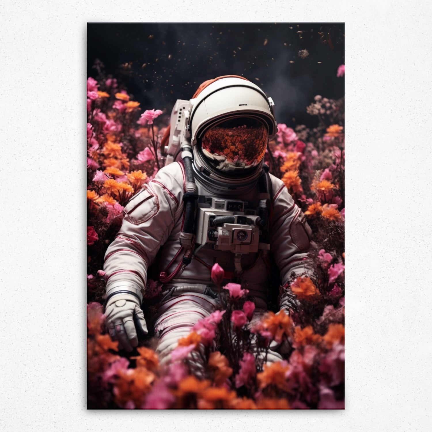 Galactic Petal Solitude (Canvas)