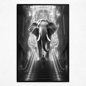 Celestial Encounter (Framed Poster)