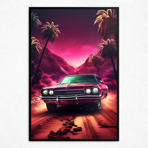 Desert Rose Drive (Framed Poster)