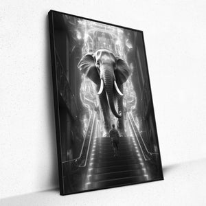 Celestial Encounter (Framed Poster)