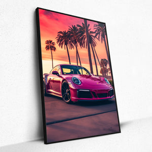 The Pink Pursuit (Framed Poster)