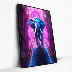 Celestial Encounter (Framed Poster)